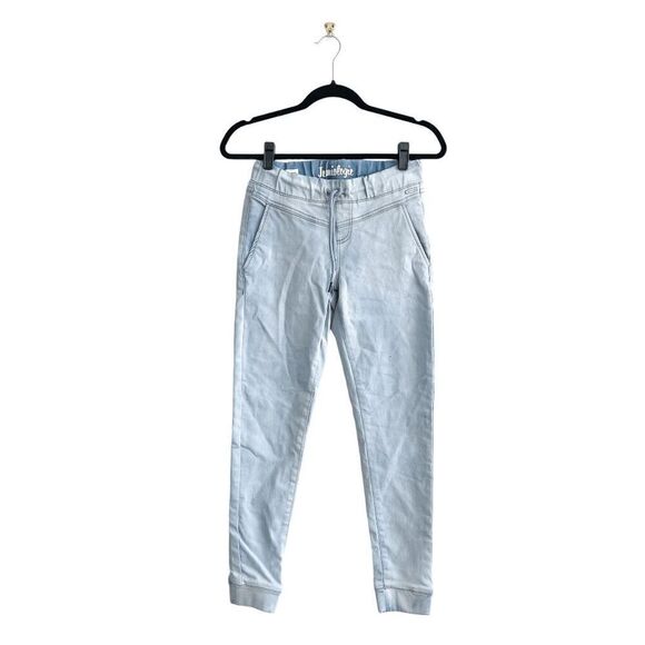 Jeaniologie Womens Classic Denim Regular Rise Jogger Jeans Faded Blue Size 2 - Picture 2 of 10